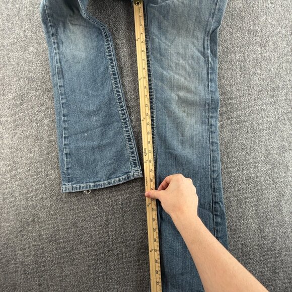 Miss Me Jeans Embellished Denim 30 Boot Cut Urban Embroidered Women ACTL 30X32 - Picture 10 of 16